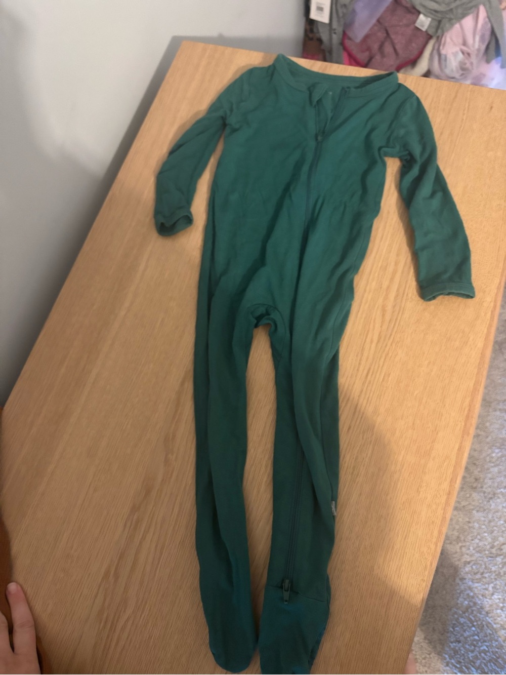 KYTE 12-18 Kids One-Piece Zipper Footie